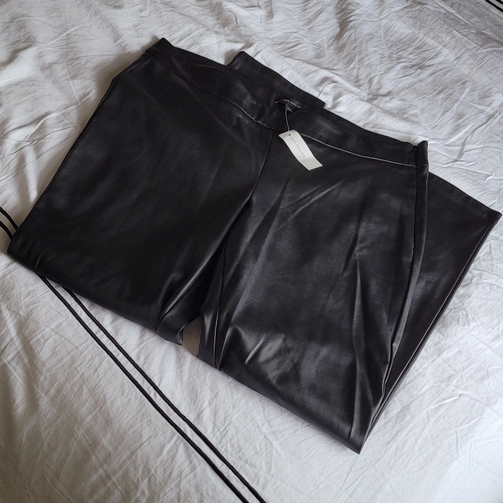 SOLD!!!! Ann Taylor Faux Leather Pants